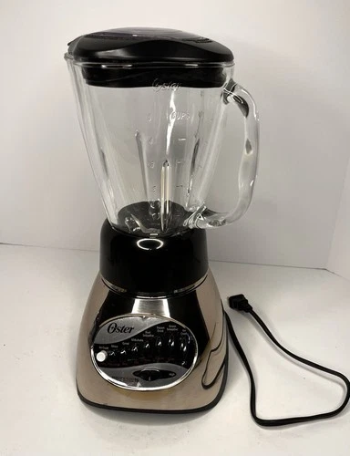 Oster “Precise Blend 16” Blender Stainless W/Glass Carafe, Tested, 8 Functions