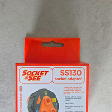 Socket & See SS130 Socket Adaptor 13A 1 Outlet Test Points Plug Type G 240V