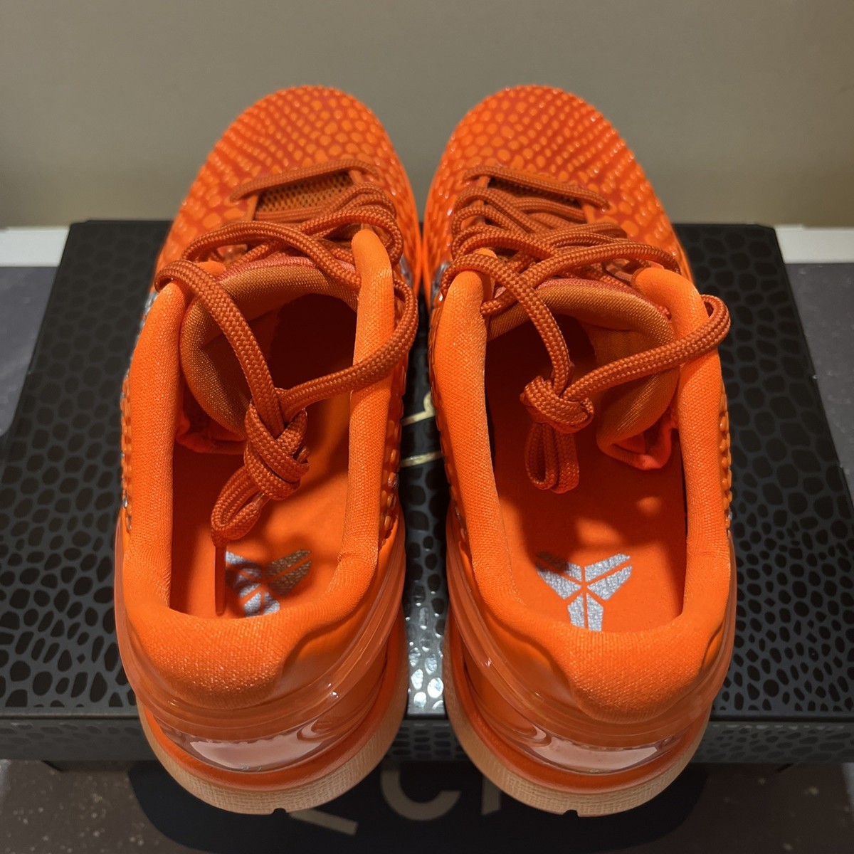 Nike Kobe 6 Protro Total Orange IH1871-800 Kids Shoes Size