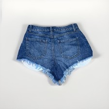 Sincerely Jules Super High Rise Jean Shorts Womens 3/26 Cheeky Fray 100 Cotton