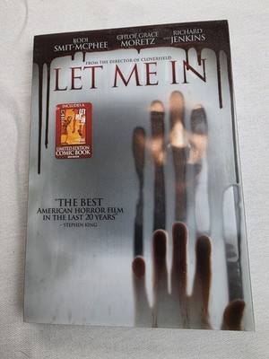 Let Me In DVD Movie 2010 Chloe Grace Moretz Kodi Smit-McPhee- includes comic 