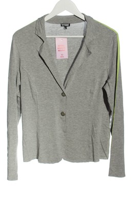 KENNY S. Strick Cardigan Damen Strickbekleidung Gr. DE 40 hellgrau Casual-Look