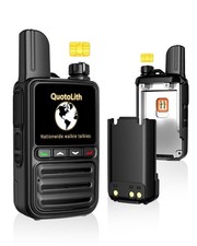 Long Range Walkie Talkies 2-Pack,4G LTE Unlimited Range POC -Way Radios,with ...