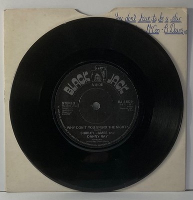 Shirley James And Danny Ray Why Don t You Spend The Night 45 1981 80s 7   single