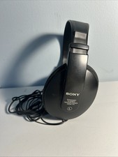 Vintage 90s Sony Dynamic Stereo Wired Headphones MDR-P1 Black Tested VG cond