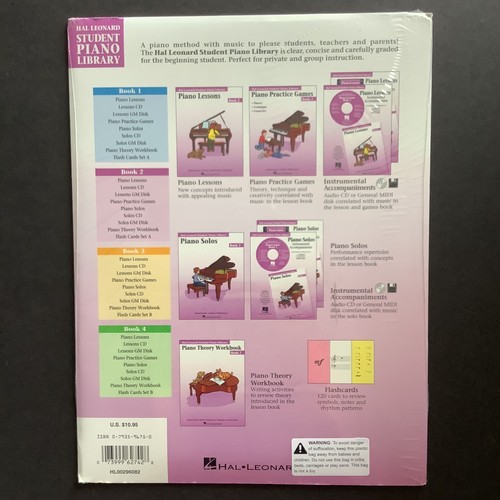Student Piano Library Christmas Piano Solos Level 2 Accompaniment CD Hal Leonard - Picture 2 of 4