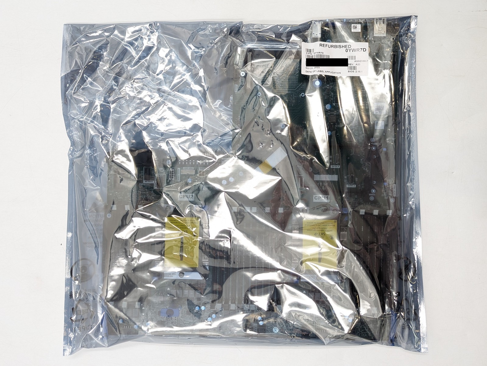 Dell Motherboard for PowerEdge R740 R740XD Rack Server (0YWR7D) RFB OB