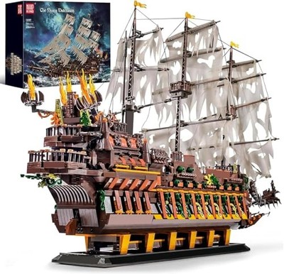 Mould King Large Pirates Ship Model Building Blocks Kits, 4364+ Pieces Pirate