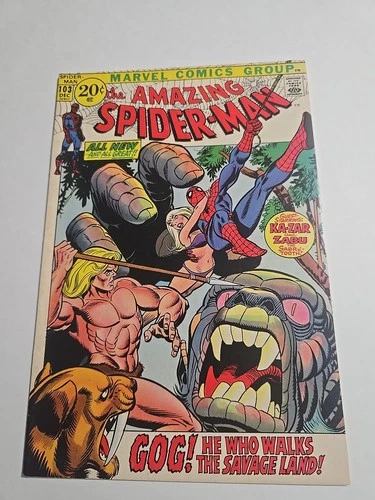 Amazing Spider-Man #103 NM 🔥1st Appearance of Gog Tsiln Marvel 1971