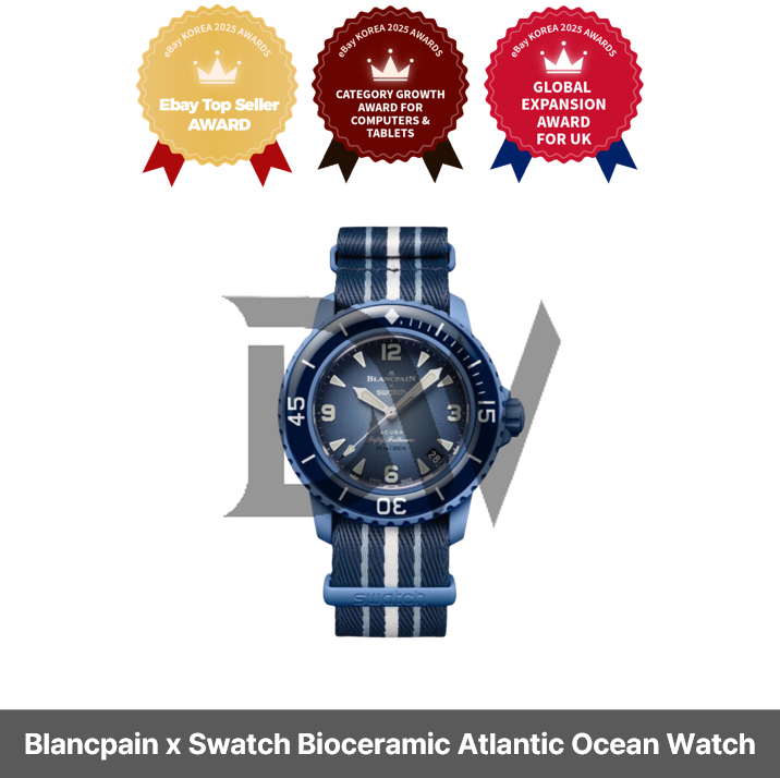 Blancpain x Swatch Bioceramic Atlantic Ocean Watch Scuba Fifty