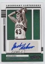 2021-22 Panini Contenders Legendary 22/199 Jack Sikma #LC-JSK Auto HOF 0l2