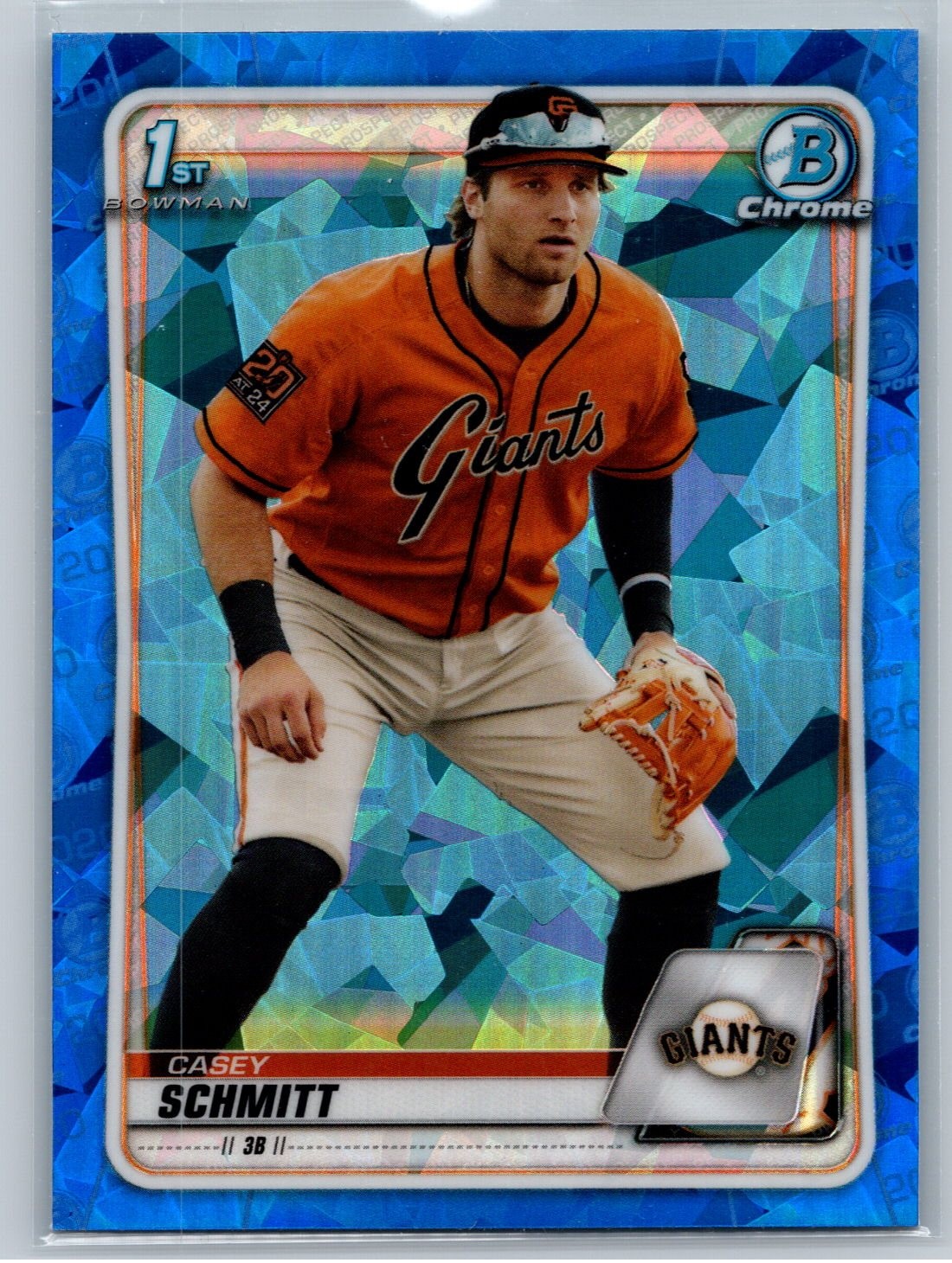 2020 Bowman Draft Sapphire Edition #BD-129 Casey Schmitt