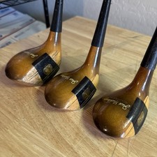 3 RH Vtg Wood Drivers Jack Nicklaus  MacGregor Golden Bear Matching   s woods