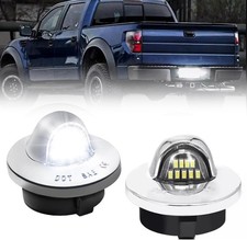 Chrome White Led License Plate Tag Light Lamps For 1999-2016 Ford F150 F250 F350 Chrome White Led License Plate Tag Light Lamps For 1999-2016 Ford F150 F250 F350