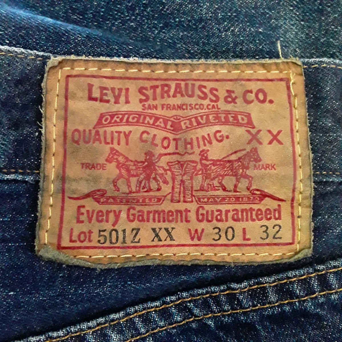 LEVI’S 501Z XX  Made in Turkey Levis 501Z XX Selvedge Denim Jeans Vintage Dark Blue