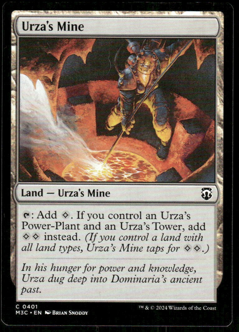 【未開封】MTGユーロランド MTG Magic Urzatron Tron Land Set X1 EACH Urza's Mine Tower Power