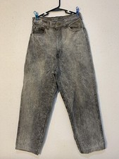 VTG P.S. Gitano Jeans Acid Wash Gray High Waist Tapered Leg-Women Sz 6 24x24
