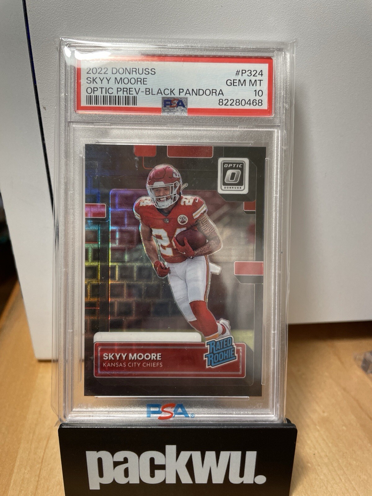 2022 Donruss - Rookie Optic Preview Black Pandora #P-324 Skyy Moore /25 (RC)