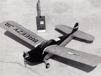 Breezy Junior RC 1/2A 42'' Wingspan RC Model Airplane Printed Plans & Templates
