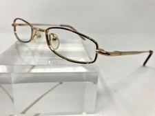 Roberto Elliot Eyeglasses 46-20-135 Gold Brown N543