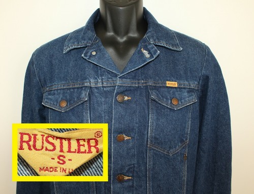 Rustler brand vintage denim jean jacket 