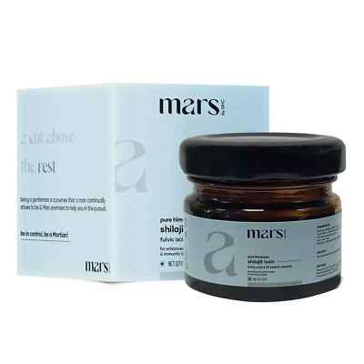 mars by GHC Organic Himalayan Shilajit Soft Resin - 100% Pure & High (1er Pack)