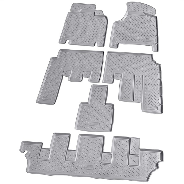 3D Gummi FußMatten Passend FüR Chrysler Voyager | GK GY RG | 7-Sitzer 2000-2007-image