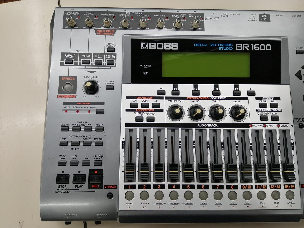 BOSS BR1600CD Digital Multi Track Recorder Musical Instruments & Gear