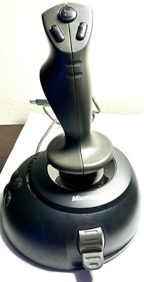 Microsoft Sidewinder Joystick X05-92626 Computer USB Flightstick - TESTED