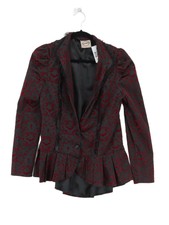 Banned Women's Blazer S Black 100% Polyester Overcoat