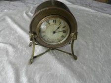 RARE pendule horloge Suisse BUREN pieds en bronze tête de bélier