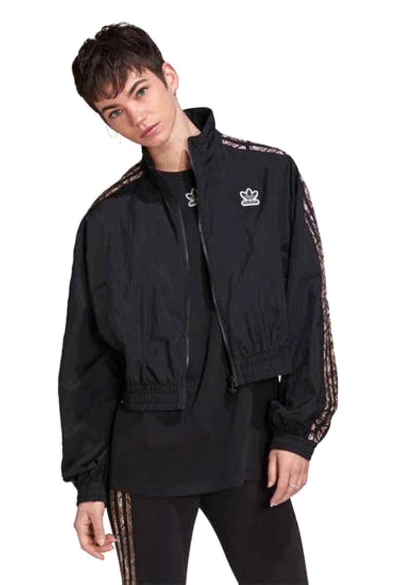 Adidas Originals Women's Windbreaker Jacket, Black | eBay
