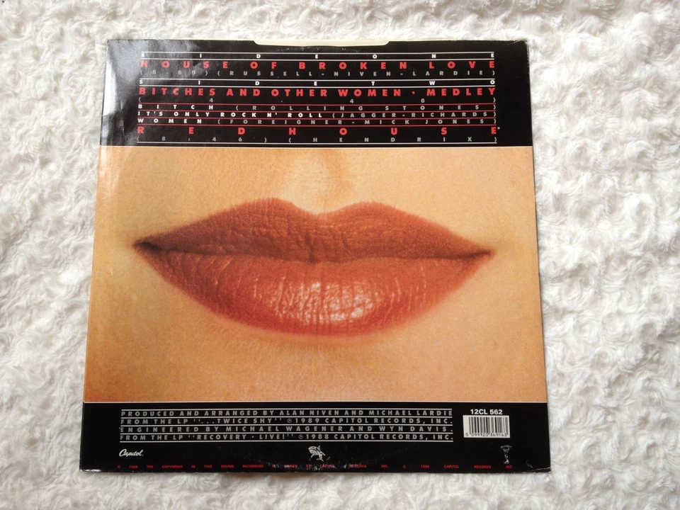 MAXI 45 TOURS / 12" MAXI--GREAT WHITE--HOUSE OF BROKEN LOVE--1989 - Photo 2/3