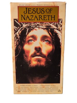 Jesus of Nazareth VHS 1999 3-Tape Set