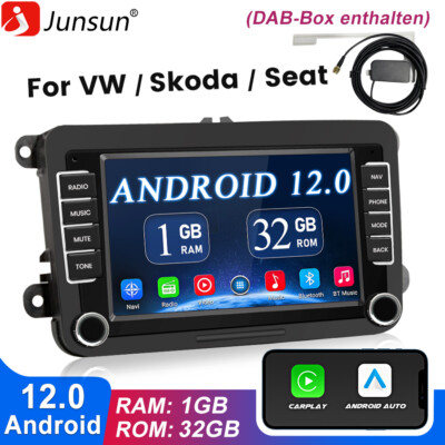 Android 12.0 Radio DAB+ Navi GPS Autoradio VW Golf 5 6 Plus Touran Tiguan Passat