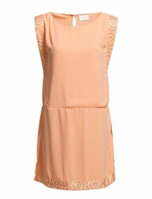 NEW LADIES VILA SOFT APRICOT CHARLI TUNIC/DRESS SIZE S 10/12