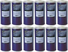 Bluonics 4.5 x10" GAC Carbon Replacement Water Filters 12 Whole House Cartridges