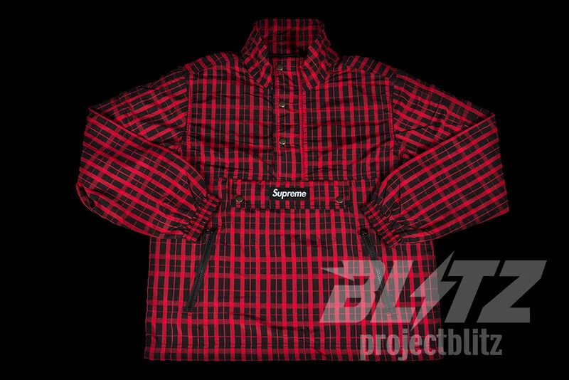 Supreme hotsell plaid pullover