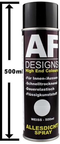 Alles Dicht Spray schwarz grau weiß Dichtspray Flüssigkunststoff flüssiger Kusnt - Bild 2 von 12