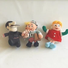 Frosty the Snowman Plush Stuffins Karen Professor Hinkle Hermie  Lot 3 Vtg