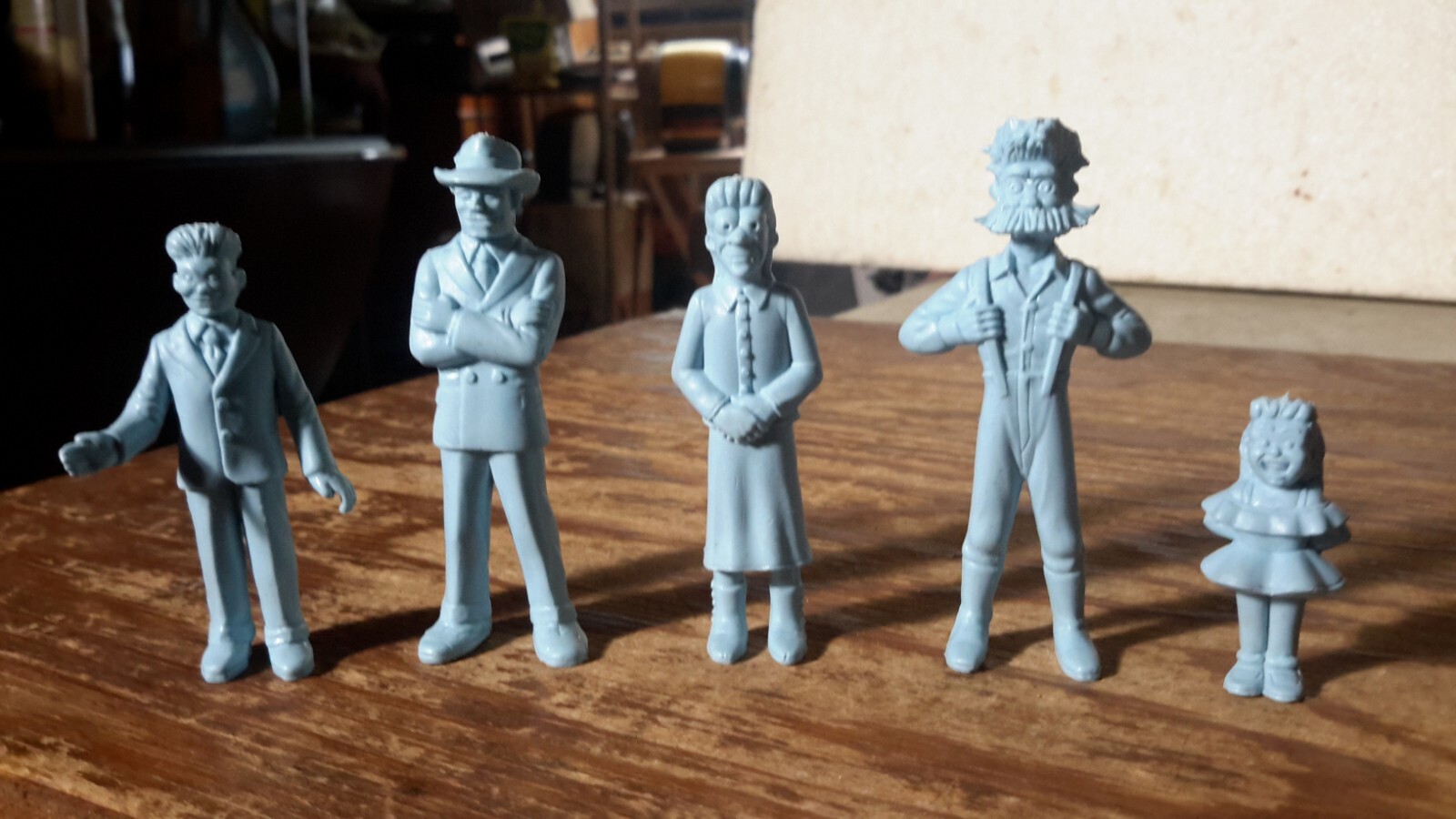 Marx Cartoon DICK TRACY Figures B.O. Plenty,Gravel Gertie,Junior,etc
