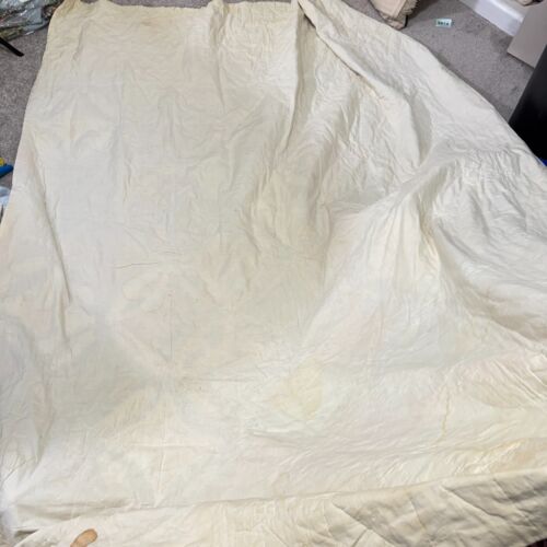 vintage handmade quilt twin double wedding ring 66x89 rustic primitive - Picture 4 of 12