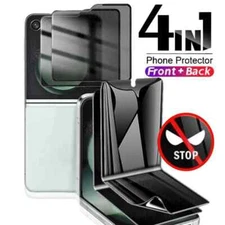 Premium Samsung Galaxy Z Flip 7,6 Anti-Spy Privacy Screen Protector High Quality