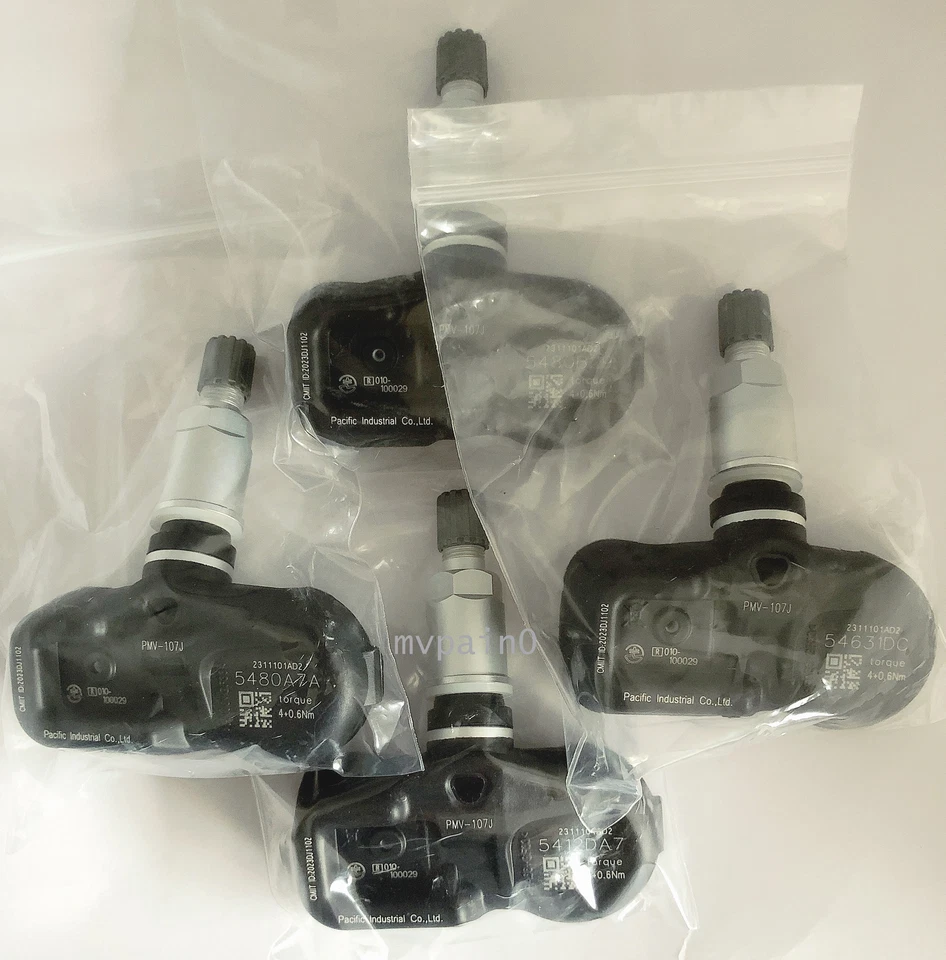 5PCS Genuine Tire Pressure Sensor TPMS 42607-33021 OEM PMV-107J For Toyota Lexus Foto 4 de 4
