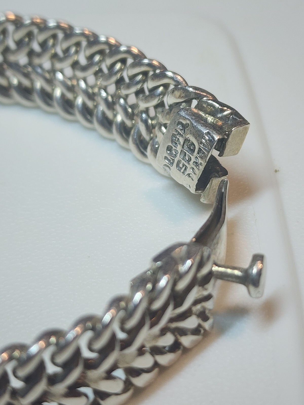STERLING SILVER SOLID MESH BRACELET FROM MEXICO o… - image 4