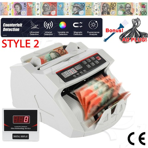 Australian Money Bill Banknote Cash Counter Machine Digital Display Fake Note - Picture 13 of 14
