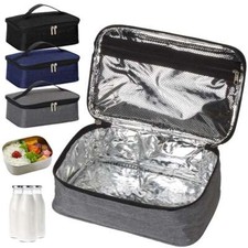 Insulated Lunch Box Portable Soft Bag Cooler Thermal Meal Tote Kit with Handle
