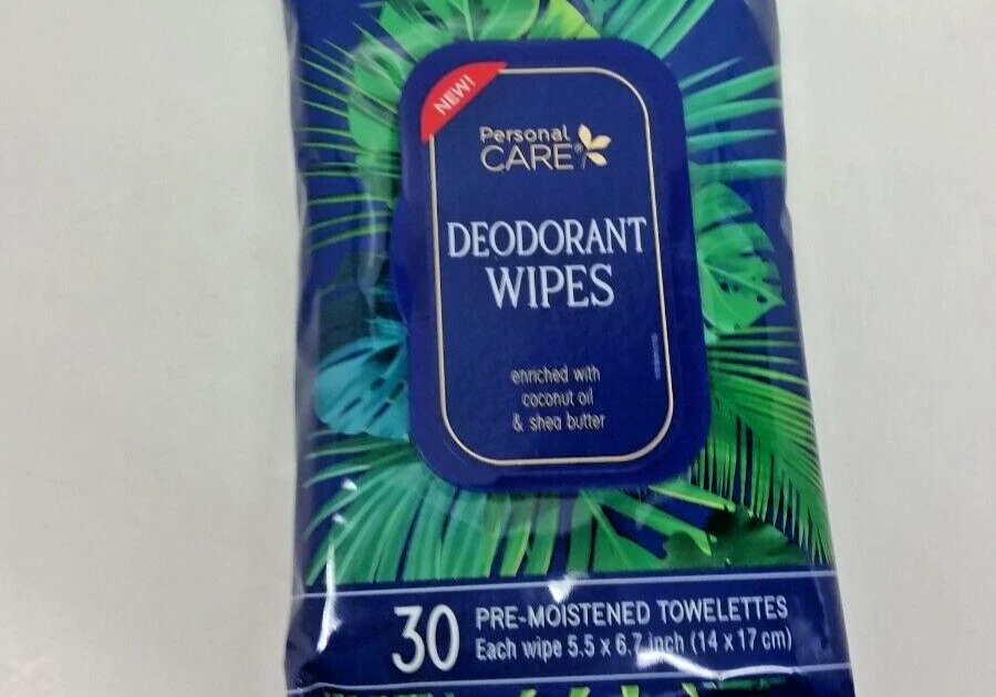 LOT 8x P.Care On The Go Deodorant Wipes 30/pk w/Coconut Oil & Shea Butter SEALED - Image 4 of 4
