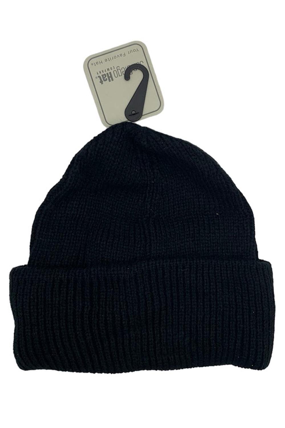 Простая шапочка от San Diego Hat Company черного цвета