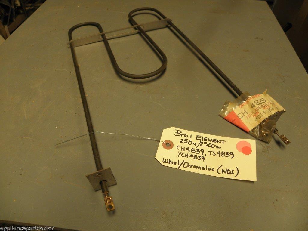NOS Whirlpool Chromalox STOVE CH4839 TS4389 YCH4839 Broil Element 250v